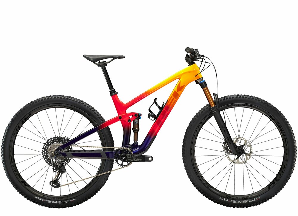Trek Top Fuel 9.9 XTR XL Marigold to Red to Purple Abys